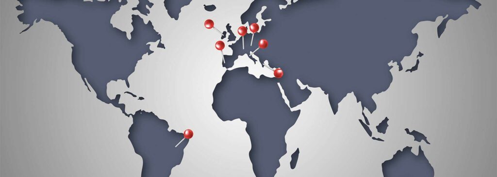 Mappa dove siamo nel mondo